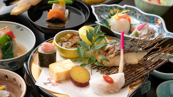 ■和食‐基本会席・2食付■＜個室食＞北九州の豊かな「山海の幸」を、彩り豊かで優しい逸品へ